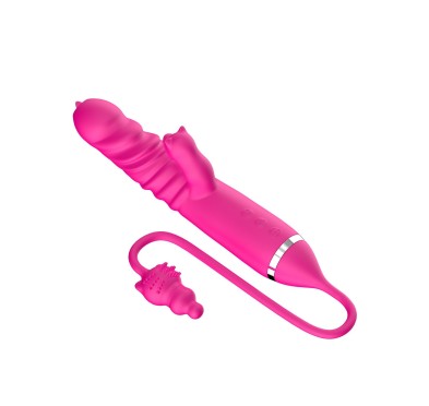 Tongue licking Triple Stimulation Thrusting Vibrator