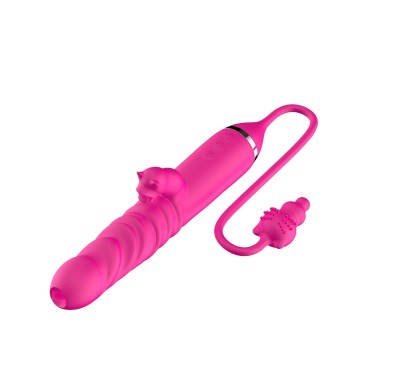 Tongue licking Triple Stimulation Thrusting Vibrator