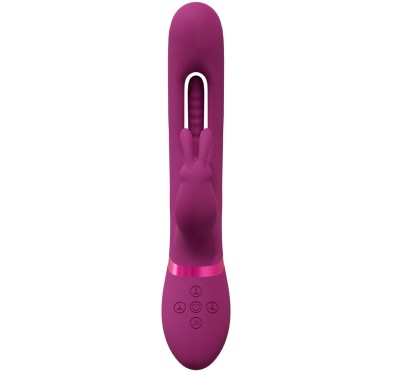 Mika - Triple Rabbit with G-Spot Flapping - Pink