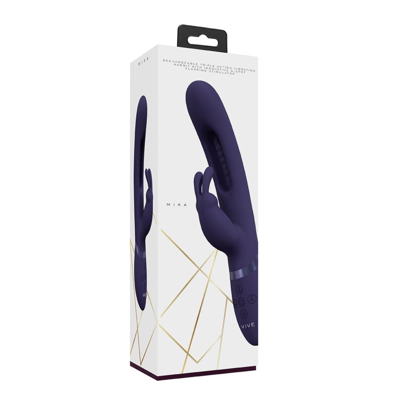 Mika - Triple Rabbit with G-Spot Flapping - Purple