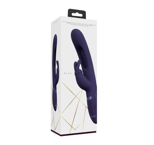 Mika - Triple Rabbit with G-Spot Flapping - Purple