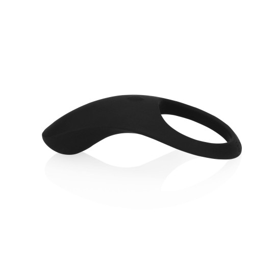 Pointed Vibrating Cock Ring - Licorice Black