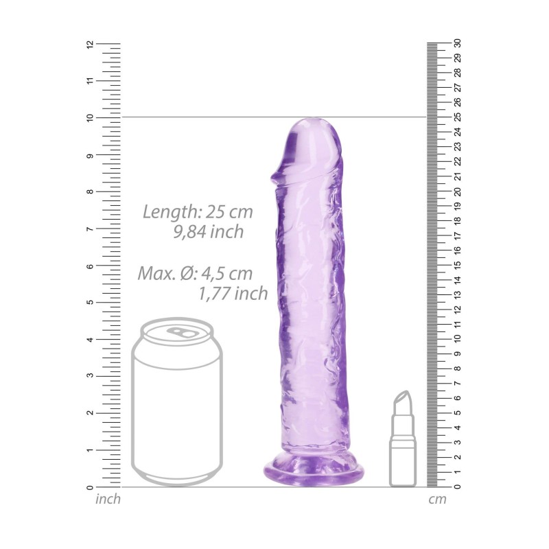 Straight Realistic Dildo with Suction Cup - 9'' / 23