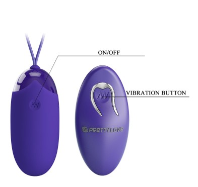 PRETTY LOVE - Berger - Youth,  Wireless remote control 12 vibration functions