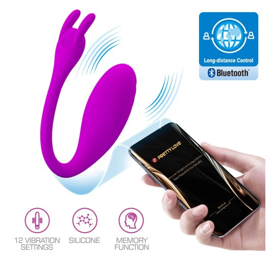 PRETTY LOVE - Catalina, 12 vibration functions Mobile APP Long-distance Control