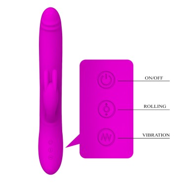 PRETTY LOVE - BYRON, 7 vibration functions, USB rechargeable