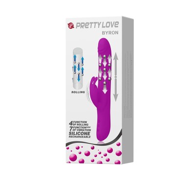 PRETTY LOVE - BYRON, 7 vibration functions, USB rechargeable