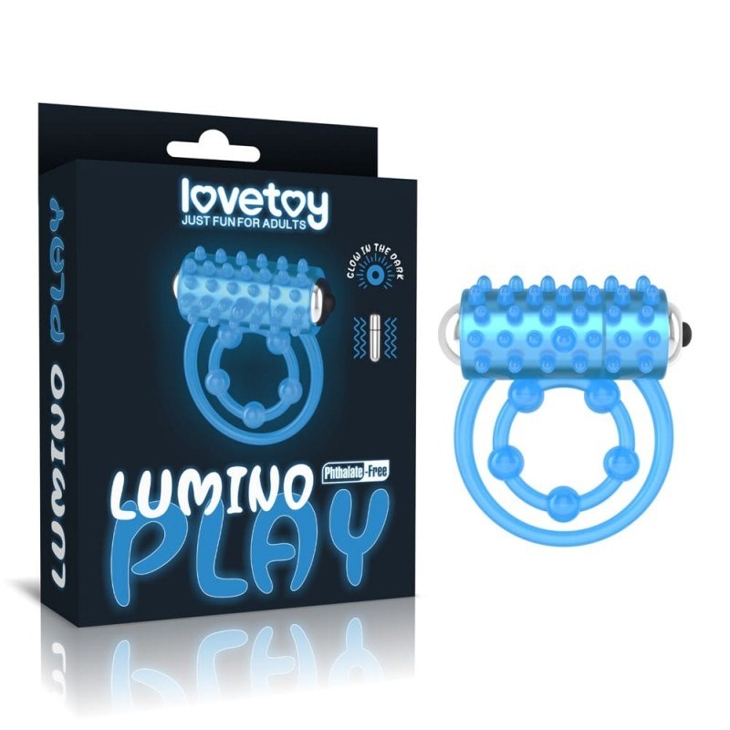 Pierścień na penisa świecący w ciemności Lumino Play Lovetoy