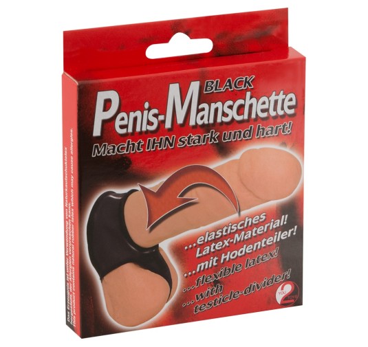 Pierścień - Penis Manschette, czarny