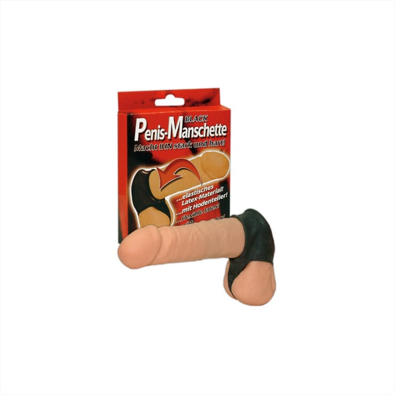 Pierścień - Penis Manschette, czarny