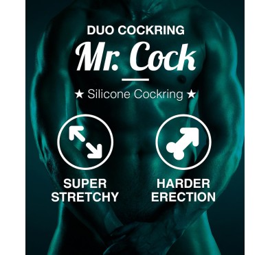 Pierścień na penisa Mr.Cock Duo