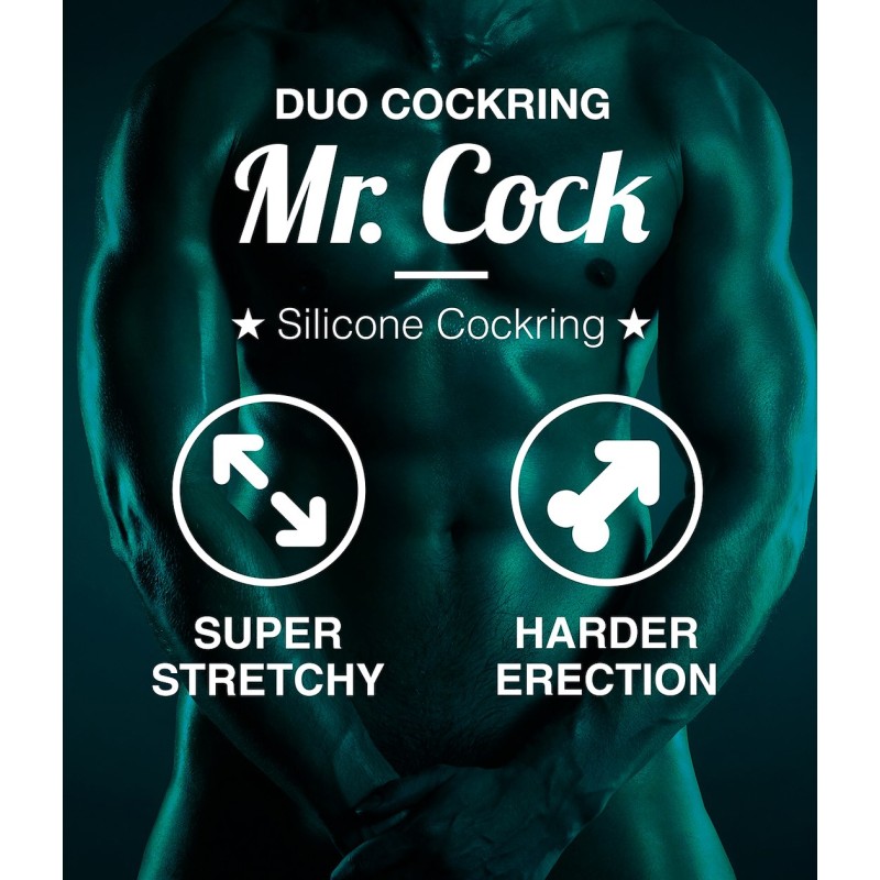 Pierścień na penisa Mr.Cock Duo