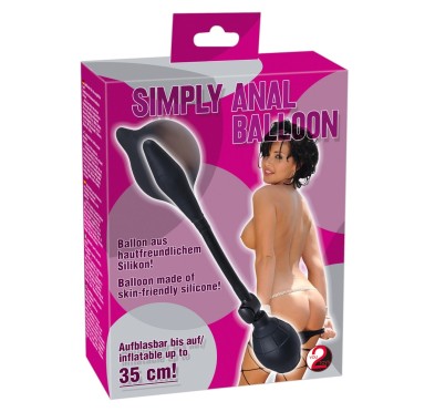 Balonik analny silikonowy pompowany Simply Anal Balloon 8,5 cm