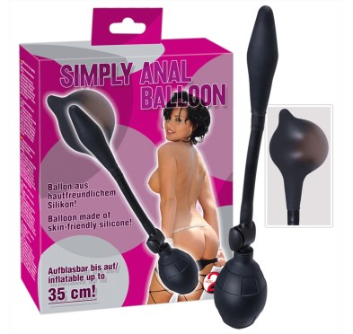 Balonik analny silikonowy pompowany Simply Anal Balloon 8,5 cm