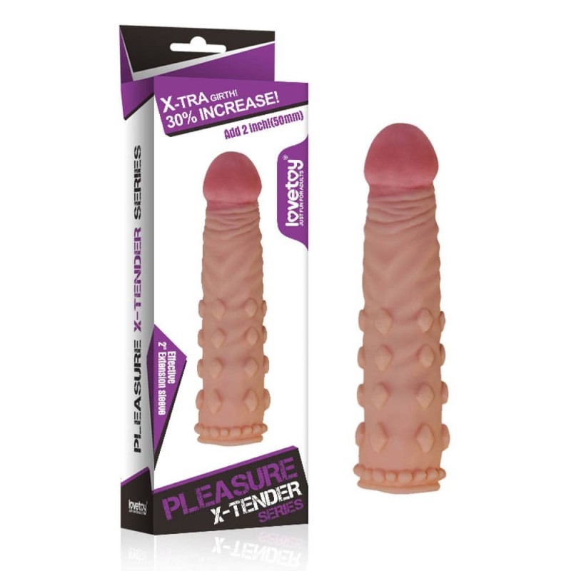 Nakładka Pleasure X-Tender +5cm Lovetoy