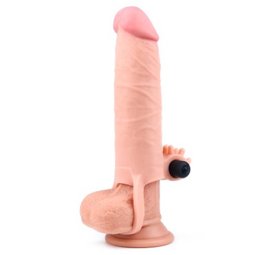 Nakładka Pleasure X-Tender z wibracjami +5cm Lovetoy