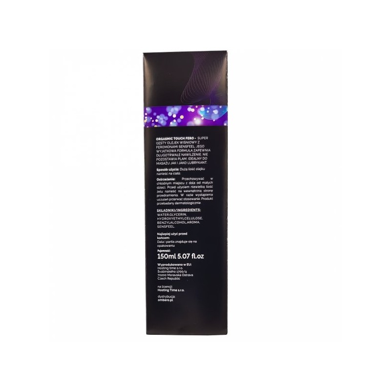 Olejek do masażu Orgasmic Touch z feromonami 150ml LoveStim