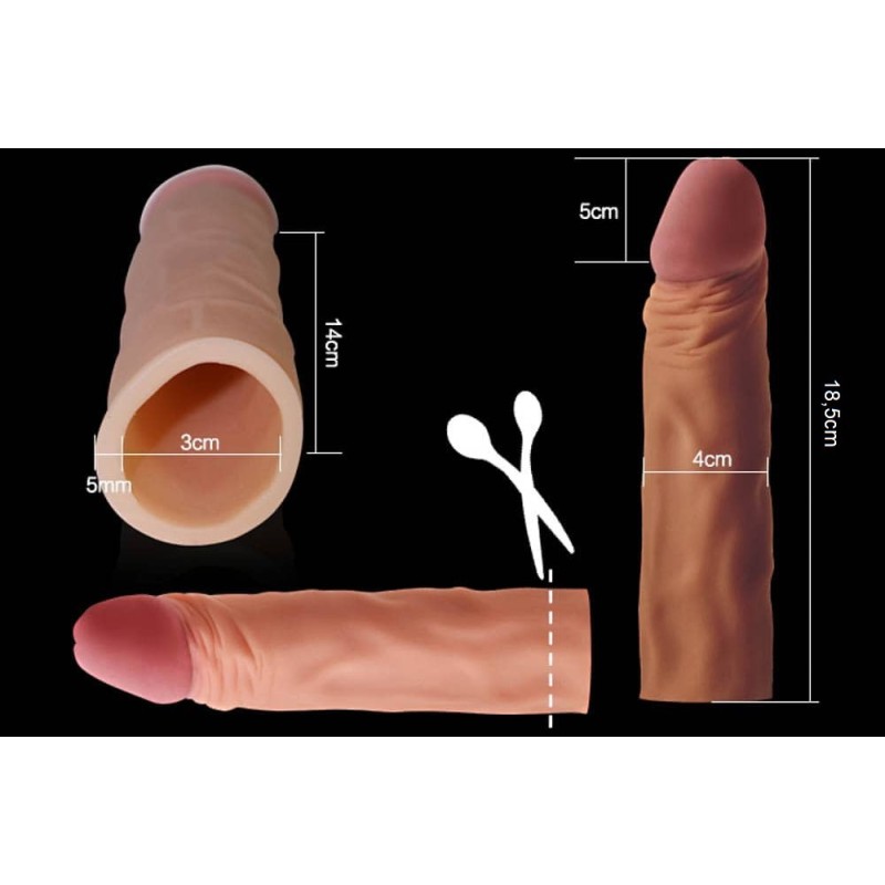 Nakładka Pleasure X-Tender + 5cm Lovetoy