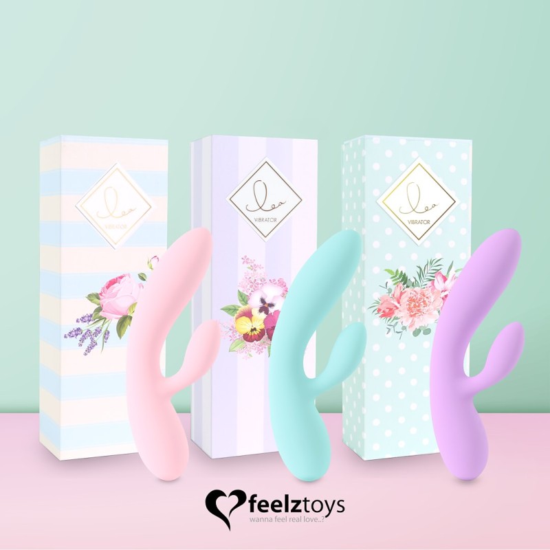 FeelzToys - Wibrator Lea Rabbit fioletowy