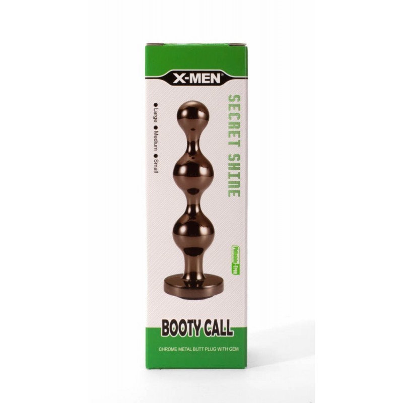 Korek analny Secret Shine Booty Call 13,5 cm X-MEN