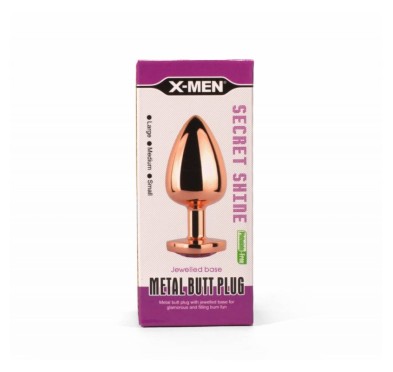 Korek analny Secret Shine 9,5cm X-MEN