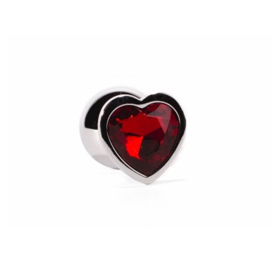 Korek analny Secret Shine Red Heart 7,1cm X-MEN