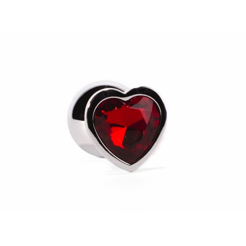 Korek analny Secret Shine Red Heart 7,1cm X-MEN