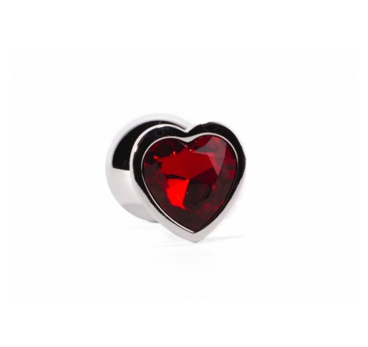 Korek analny Secret Shine Red Heart 7,1cm X-MEN