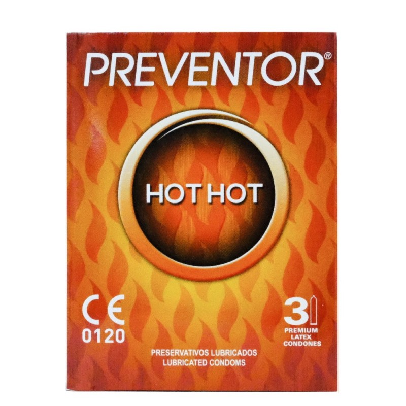 Prezerwatywy rozgrzewające Hot Hot 3szt. Preventor