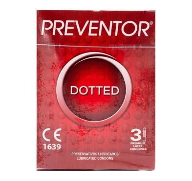 Prezerwatywy Dotted 3szt. Preventor