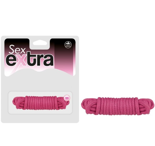 Lina do krępowania Sex Extra Love 3m burgundowa