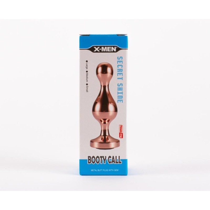 Korek analny Secret Shine Booty Call 10cm X-MEN