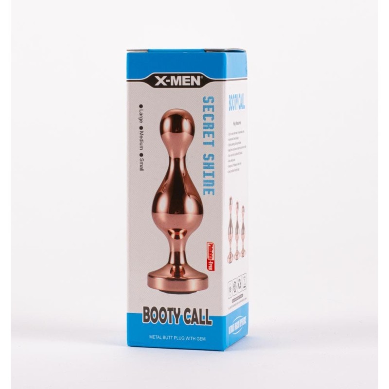 Korek analny Secret Shine Booty Call 10cm X-MEN