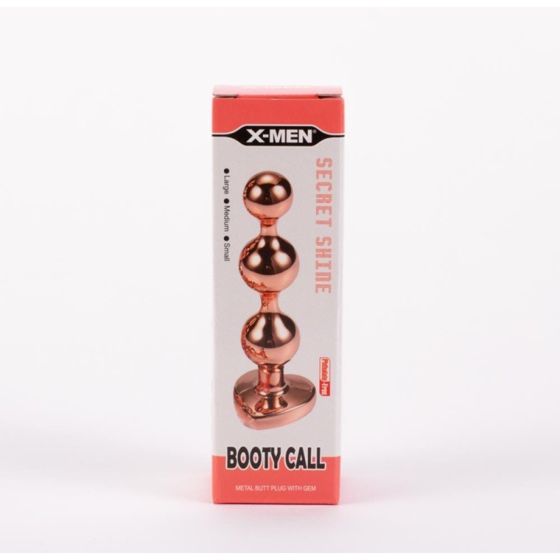 Korek analny Secret Shine Booty Call 12cm X-MEN