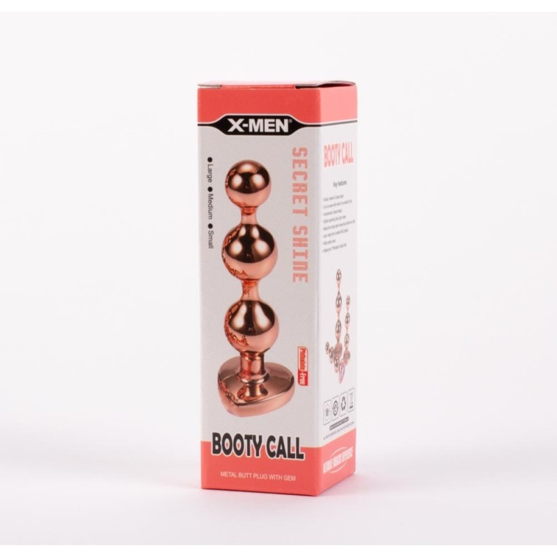 Korek analny Secret Shine Booty Call 10cm X-MEN