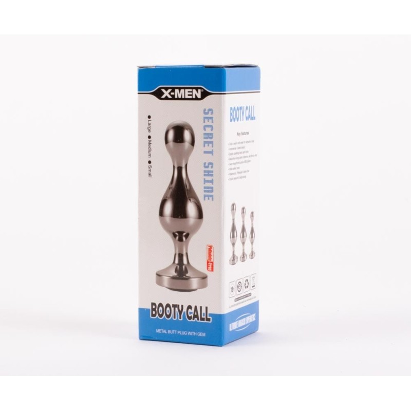 Korek analny Secret Shine Booty Call 13cm X-MEN