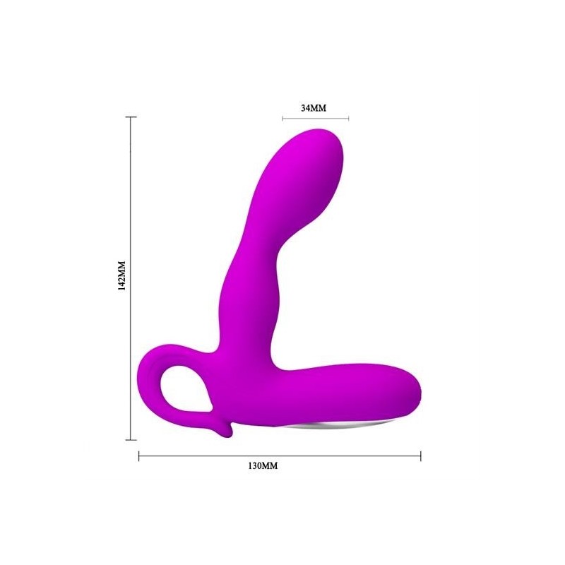 Pretty Love Barrack Prostate Stimulator Vibro Purple