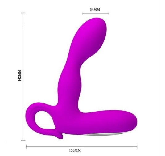 Pretty Love Barrack Prostate Stimulator Vibro Purple