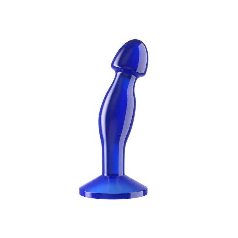 Flawless Clear Prostate Plug 6.5'' Blue