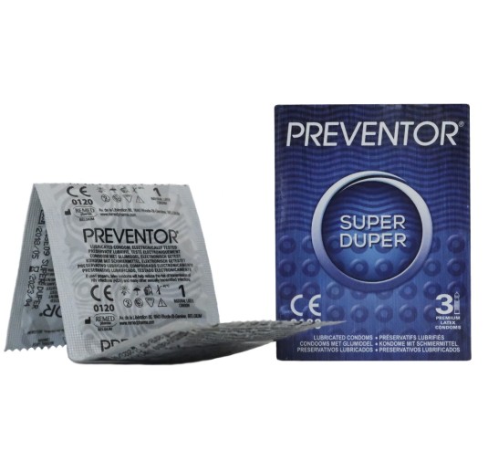 Pakiet prezerwatyw SUPER DUPER Preventor 48 x 3 szt