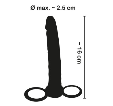 Dildo analne z pierścieniem Anal Special 16 cm