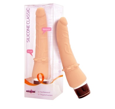 Silicone Classic Wibrator - cielisty