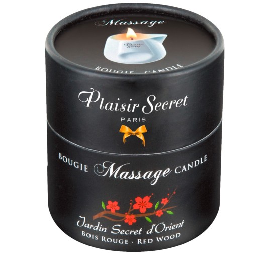 Świeca do masażu Sekwoja 80 ml Plaisir Secret