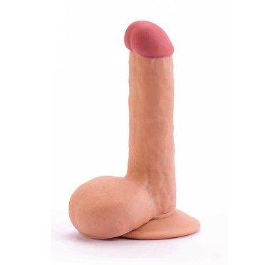 Dildo cyberskóra z przyssawką The Ultra Soft Dude 19,5 cm Lovetoy