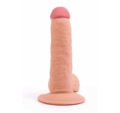 Dildo cyberskóra z przyssawką The Ultra Soft Dude 19,5 cm Lovetoy