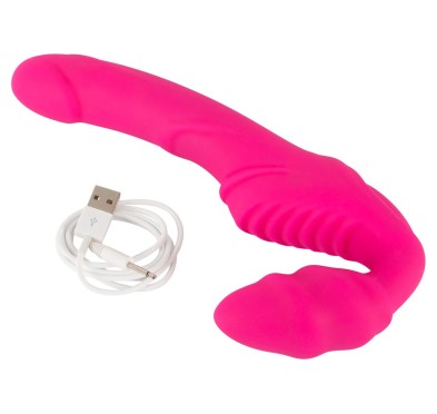 Strapless Strap-on z wibracjami