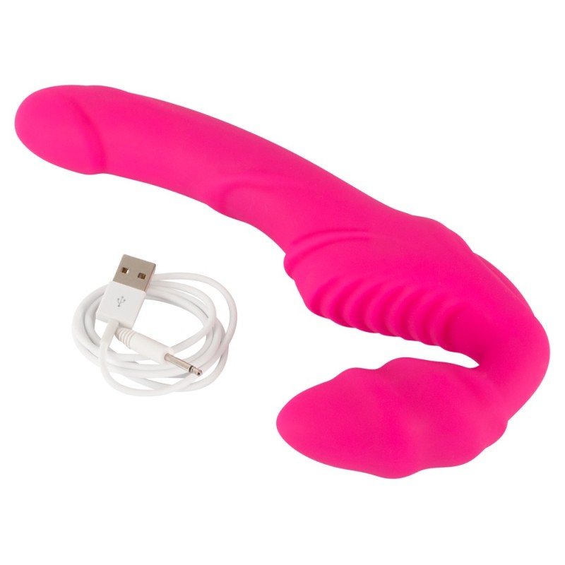 Strapless Strap-on z wibracjami