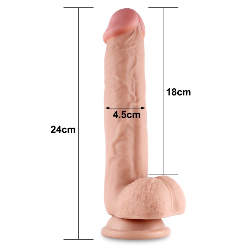 Dildo z przyssawką 24 cm Lovetoy