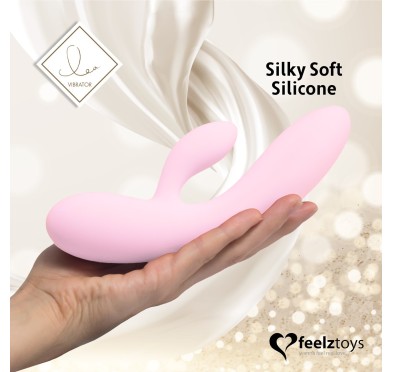 FeelzToys - Wibrator Lea Rabbit różowy