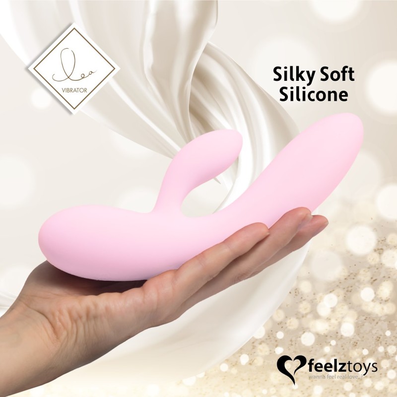 FeelzToys - Wibrator Lea Rabbit różowy